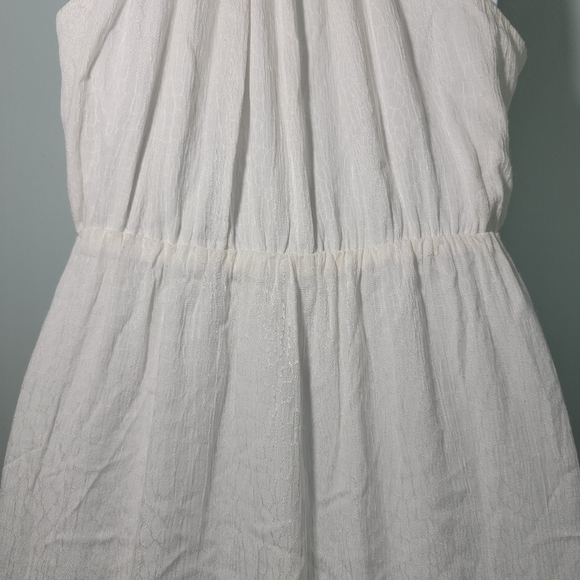 Lulus Lovely Invitation White Sleeveless Button-Front Maxi Dress Size M Lined - Picture 8 of 12